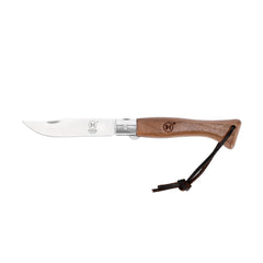 M Main Italian line pocket knife with dark Walnut wood handle and PU loop. Blade length - 90 mm