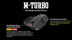 مصباح يدوي تكتيكي Nitecore EDC29 EDC، 6500 لومن قابل لإعادة الشحن بمنفذ USB-C، شكل مسطح رفيع مع كشاف ضوئي، أوضاع ستروب، ملصق شاشة رقمية