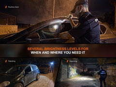 مصباح يدوي تكتيكي صغير الحجم قابل لإعادة الشحن Fenix TK05R بقوة 1000 لومن مع حقيبة ملحقات EdisonBright