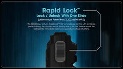 Nitecore EDC23 EDC Flashlight, 2500 Lumen Ultra-Slim Flat Shape USB-C Rechargeable Fast Charging with Digital OLED Display, Mechanical Lock Switch