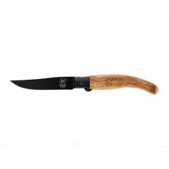 M Main Spanish line pocket knife with Olive wood handle and black Titanium coating.Blade length - 87 mm
