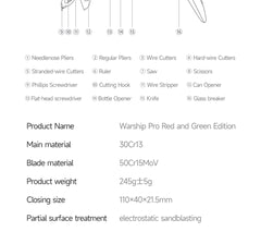 Nextool Flagship Pro Multi Tool – Red