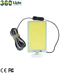 مصباح سيارة 360 N 15 COB Mini 12V للتخييم، ضوء تحذيري للإضاءة الخارجية مع قاعدة مغناطيسية للتخييم