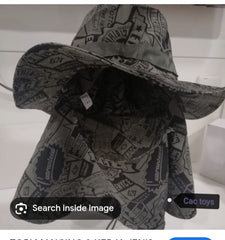 Camouflage Cap for Men Outdoor Hat Wide Brim Jungle Hat