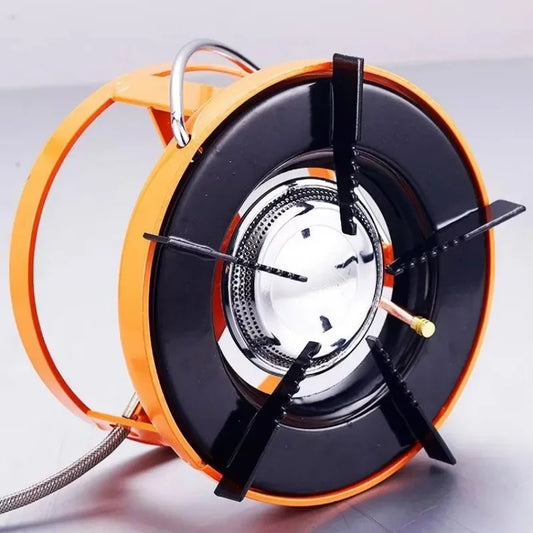 Portable Flame Cast Iron Gas Stove Portable Mini Camping Cooking Stove