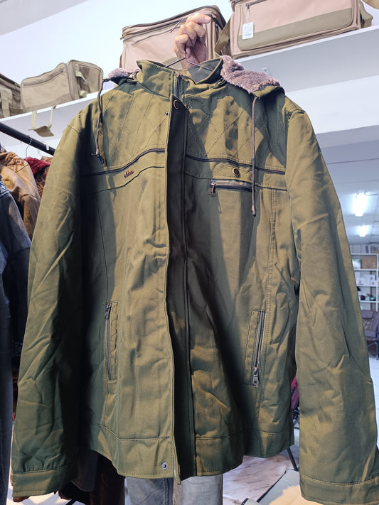 Jaket with cap جاكيت للبرد
