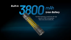 مصباح يدوي Nitecore EDC31 EDC بقوة 3500 لومن، قابل لإعادة الشحن عبر USB-C، صغير الحجم، عالي اللومن مع مشبك، حبل، ملصق مفتاح قفل منزلق