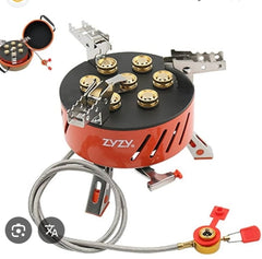 ZYZY Gas Stove  6 Eye
