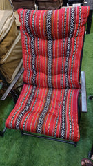 Chair red wide