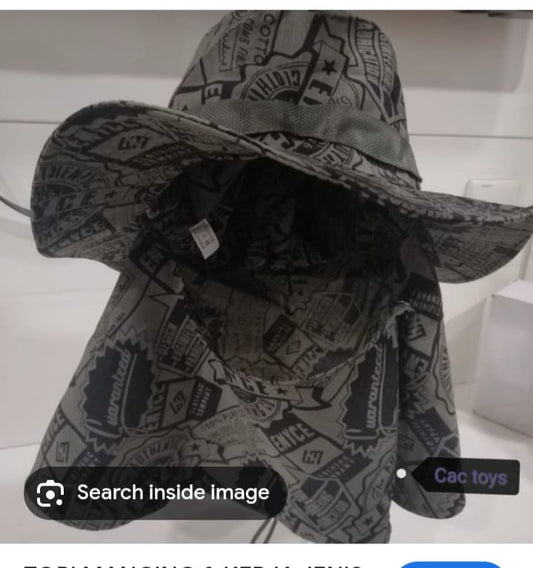 Camouflage  Cap for Men Outdoor Hat Wide Brim Jungle Hat