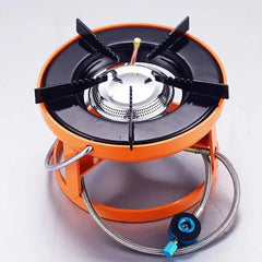 Portable Flame Cast Iron Gas Stove Portable Mini Camping Cooking Stove